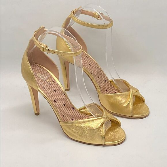 Red Valentino Leather Stilleto Sandals size 36.5 - Picture 5 of 10